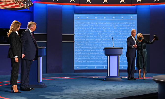 Trump-Biden, round one: taxes, protests, and lots of insults Trump-Biden, round one: taxes, protests, and lots of insults