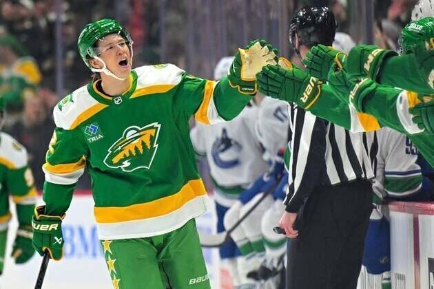 NHL roundup: Wild surge past Canucks, secure playoff spot