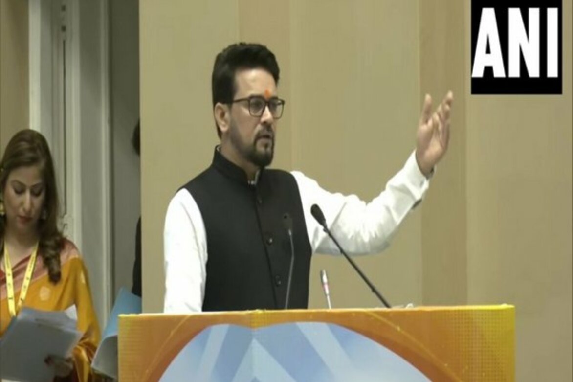 "After 9 yrs, India no more staggering economy": Anurag Thakur at valedictory session of National Conclave on 9-Years of PM Modi Govt