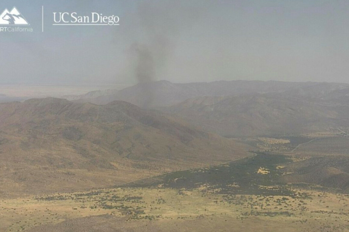 Firefighters have brush fire east of Julian fully contained s of San Diego