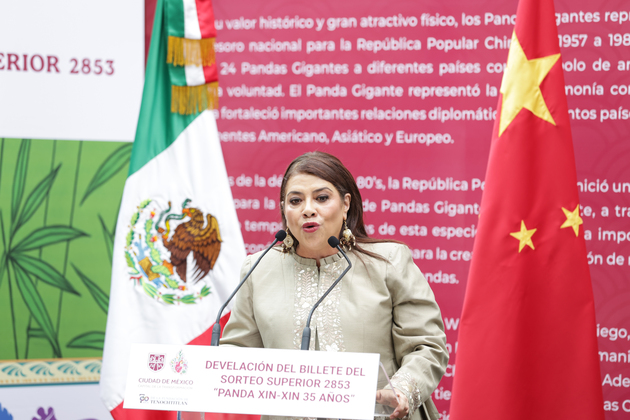 MEXICO-MEXICO CITY-GIANT PANDA-NATIONAL LOTTERY-LAUNCH