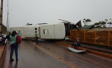  Ônibus com trabalhadores da Vale tomba em Nova Lima (MG)/Reprodução