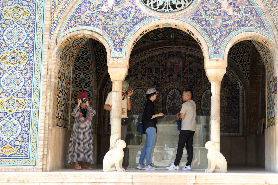IRAN-TEHRAN-WORLD HERITAGE-GOLESTAN PALACE-DAMAGE