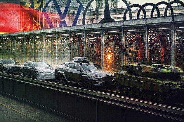From market to military: Germanys private sector is imploding.