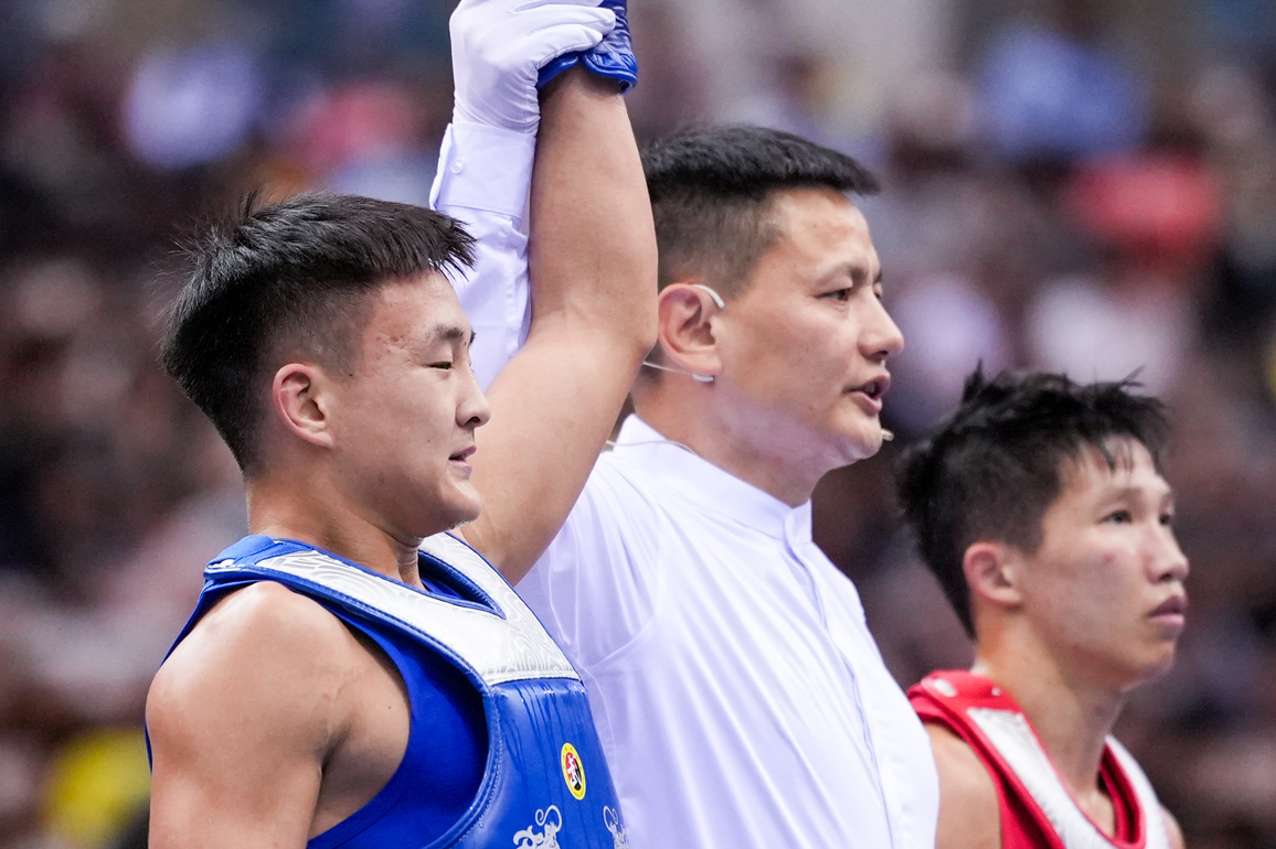 (SP)CHINA-15TH NATIONAL GAMES-WUSHU SANDA-MEN'S 60KG-FINAL(CN)