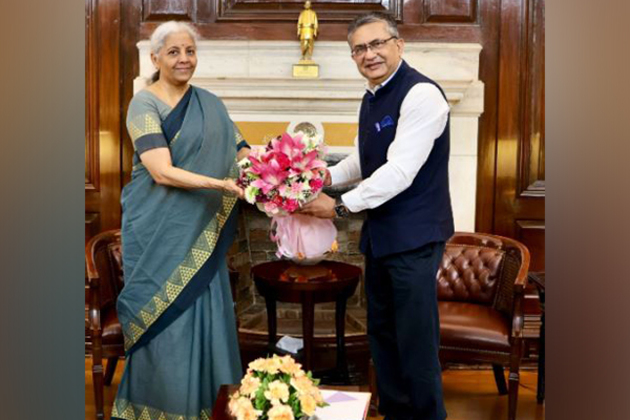 NSE MD Ashish Kumar Chauhan meets Finance Minister Nirmala Sitharaman