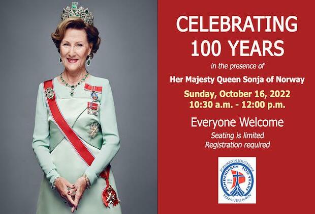 Queen of Norway attends Minnesota Norwegian church anniversary