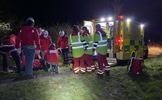 Farmer in 'serious but stable condition' after falling into a quarry