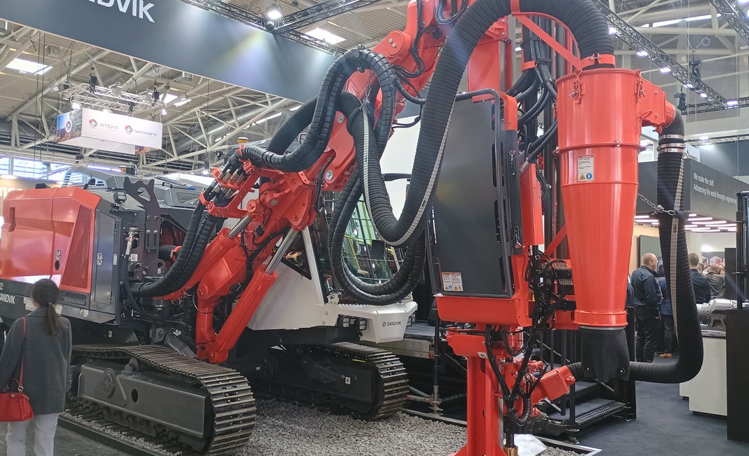 An upgraded Pantera DP1510i was debuted at bauma by Sandvik