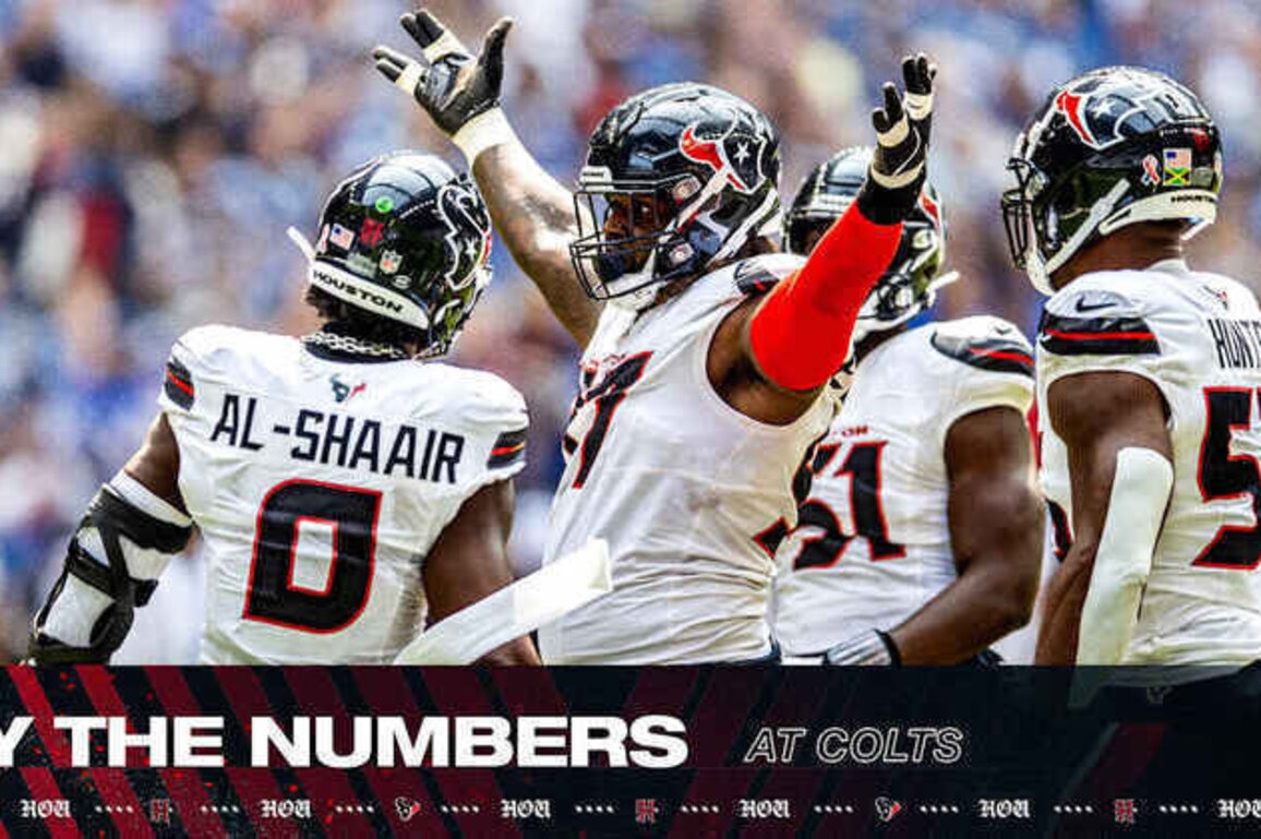 By The Numbers | Texans at Colts