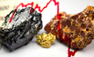 Gold miners again deep in negative territory as entire sector falls