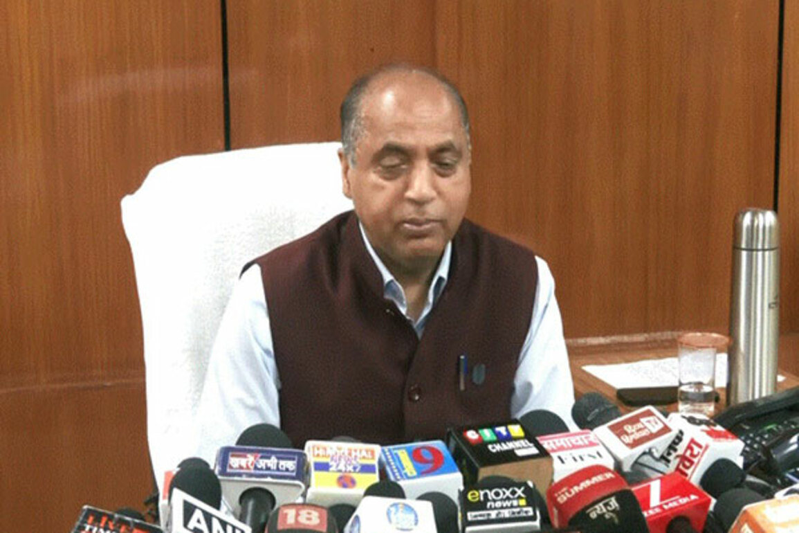 Jairam Thakur expresses concern over damage due to rains in Himachal, accuses Congress government of sloppy response