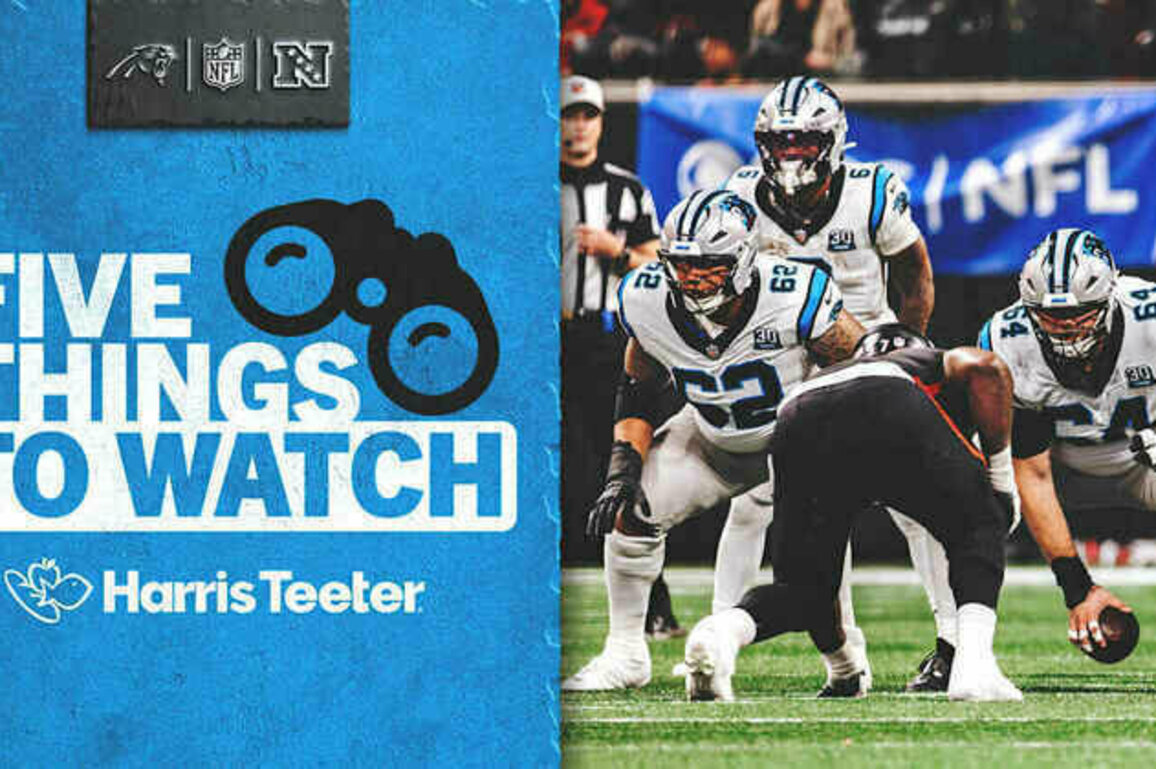 5 things to watch as the Panthers open at home against the Falcons