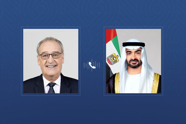 UAE President receives phone call from President of the Swiss Confederation on regional developments