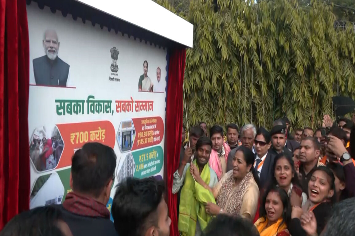 Republic Day: Delhi CM Rekha Gupta lays foundation stone for slum development projects