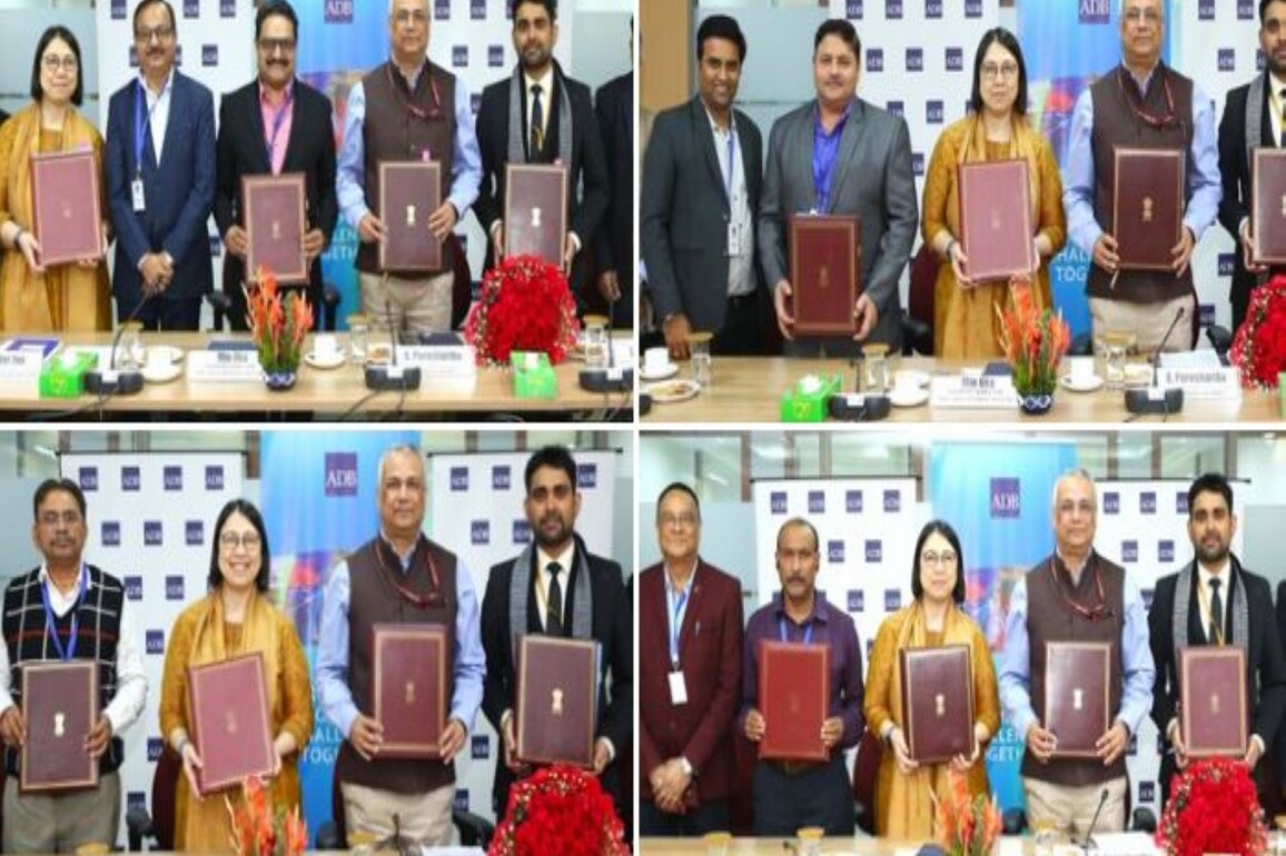 India, ADB sign $800 million loan for projects, grant of $1 million; in 4 states