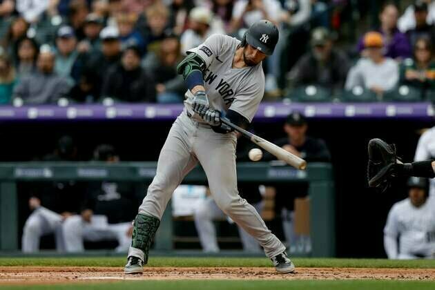 Yankees eke out 5-4 win, deny Rockies first series victory of season