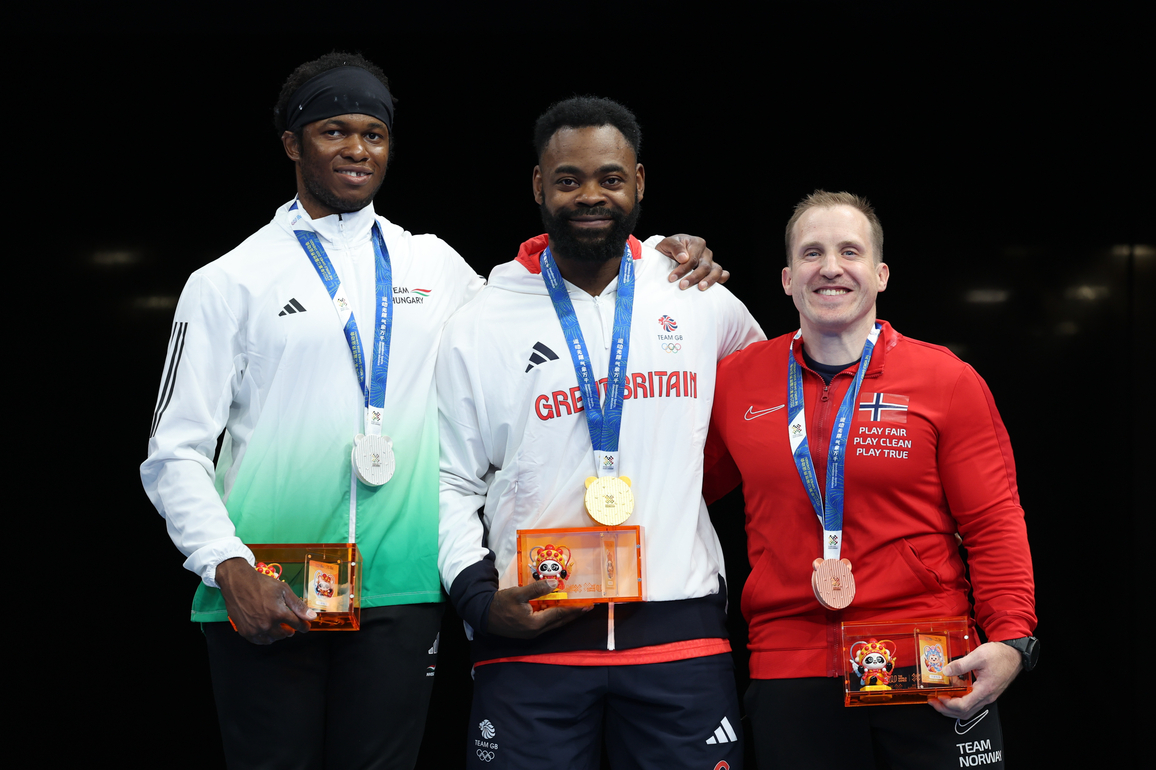 (SP)CHINA-CHENGDU-THE WORLD GAMES 2025-POWERLIFTING-MEN'S MIDDLEWEIGHT-VICTORY CEREMONY (CN)