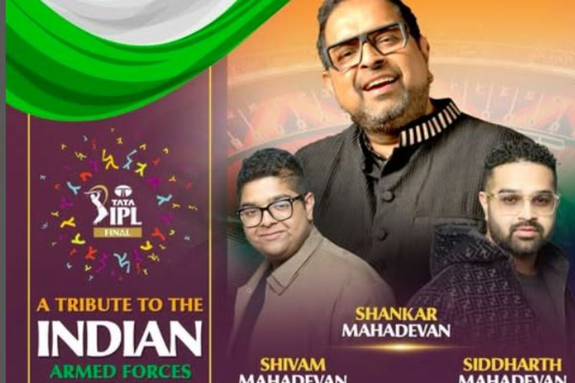 IPL Final: Shankar Mahadevan to pay tribute to Indian armed forces with sons at closing ceremony