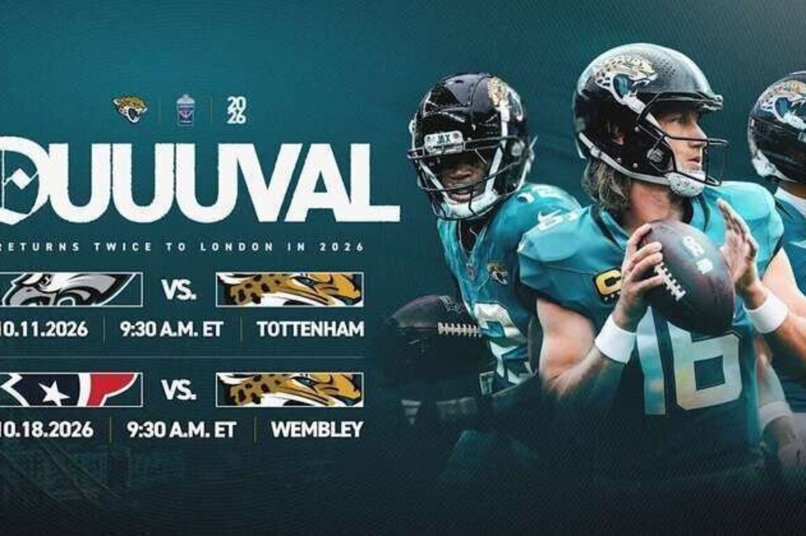 Official: Jaguars' 2026 London Matchups Revealed