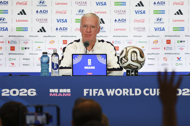 (SP)U.S.-MIAMI-FOOTBALL-FIFA WORLD CUP-TEAM FRANCE-PRESS CONFERENCE