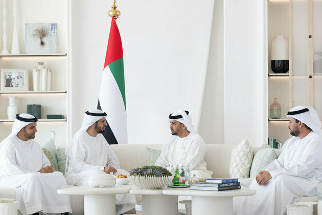 Hamdan bin Zayed receives Chairman of General Authority of Islamic Affairs, Endowments and Zakat