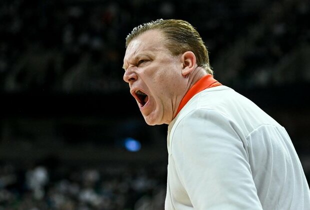 Illinois' Brad Underwood: Focus not blurred by LSU, K-State rumors