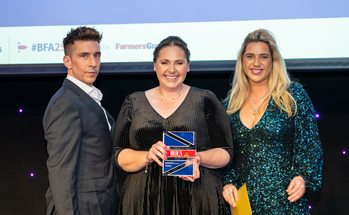 British Farming Awards Beef Farmer of the Year 2025 award winner, Katie Davies