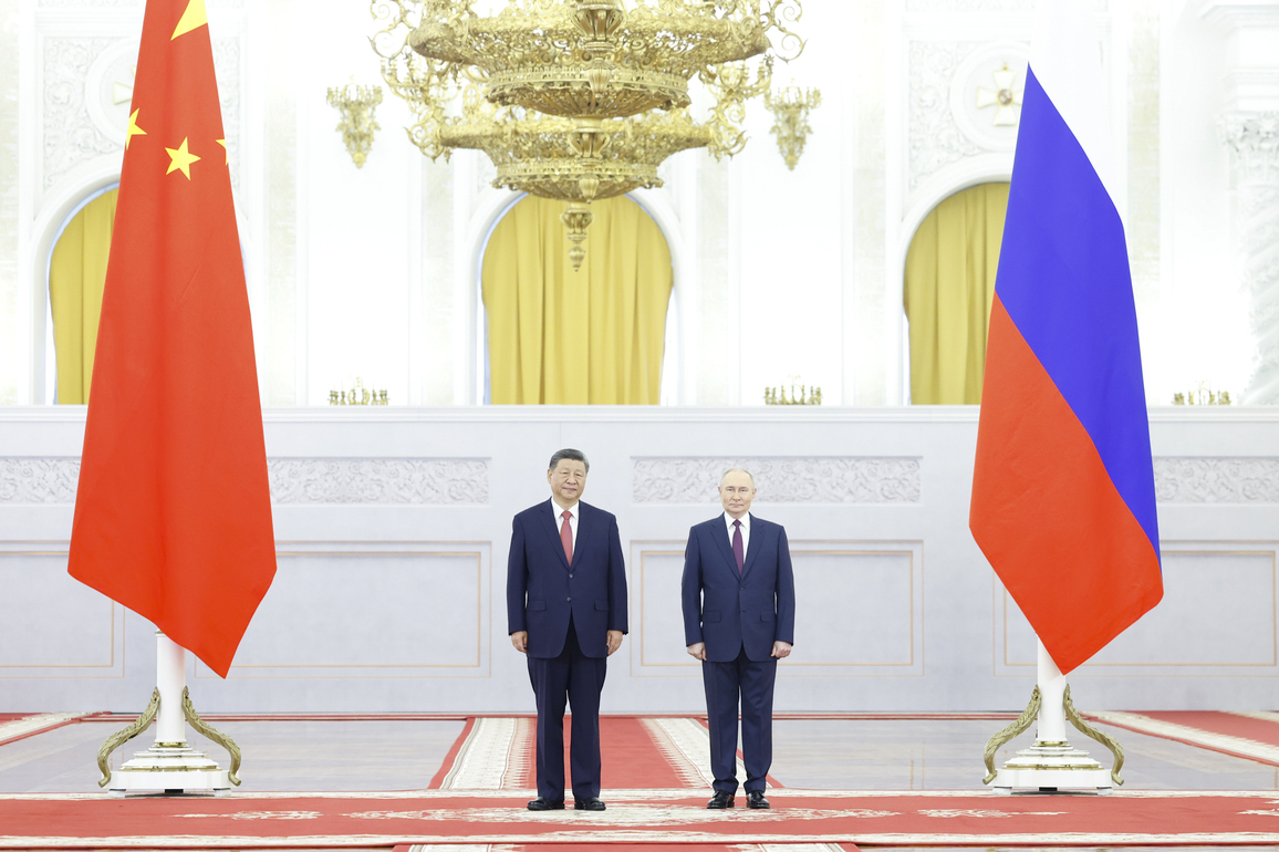 RUSSIA-MOSCOW-VLADIMIR PUTIN-CHINA-XI JINPING-TALKS