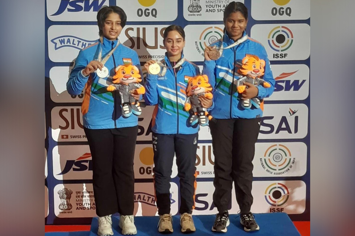 ISSF Junior WC: India sweep podium in 10 m air rifle women's event