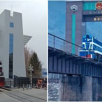 Chinese locomotives run on rail lines to North Korea in apparent test