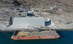  Hudson Resources’ White Mountain operation in Greenland, viewed from the fjord