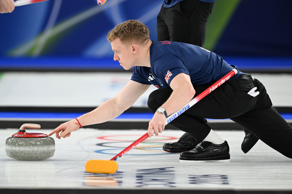(MICO2026)ITALY-CORTINA D'AMPEZZO-OLYMPIC WINTER GAMES-CURLING-MEN-SEMI-FINAL-GBR VS SUI