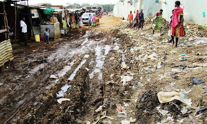 Filth chokes Moroto commercial hub Filth chokes Moroto commercial hub