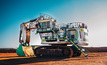 The repowered Liebherr R 9400 E excavator at Fortescue’s Christmas Creek mine. Photo: Liebherr