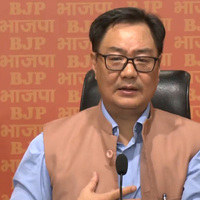 " Under a well-planned conspiracy, many forces using Rahul Gandhi as pawn to harm India's image": Kiren Rijiju