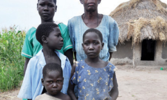 14-year-old Abwin raising her siblings 14-year-old Abwin raising her siblings