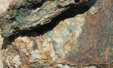 Copper mineralisation on the Cachoeiras do Binga copper exploration project