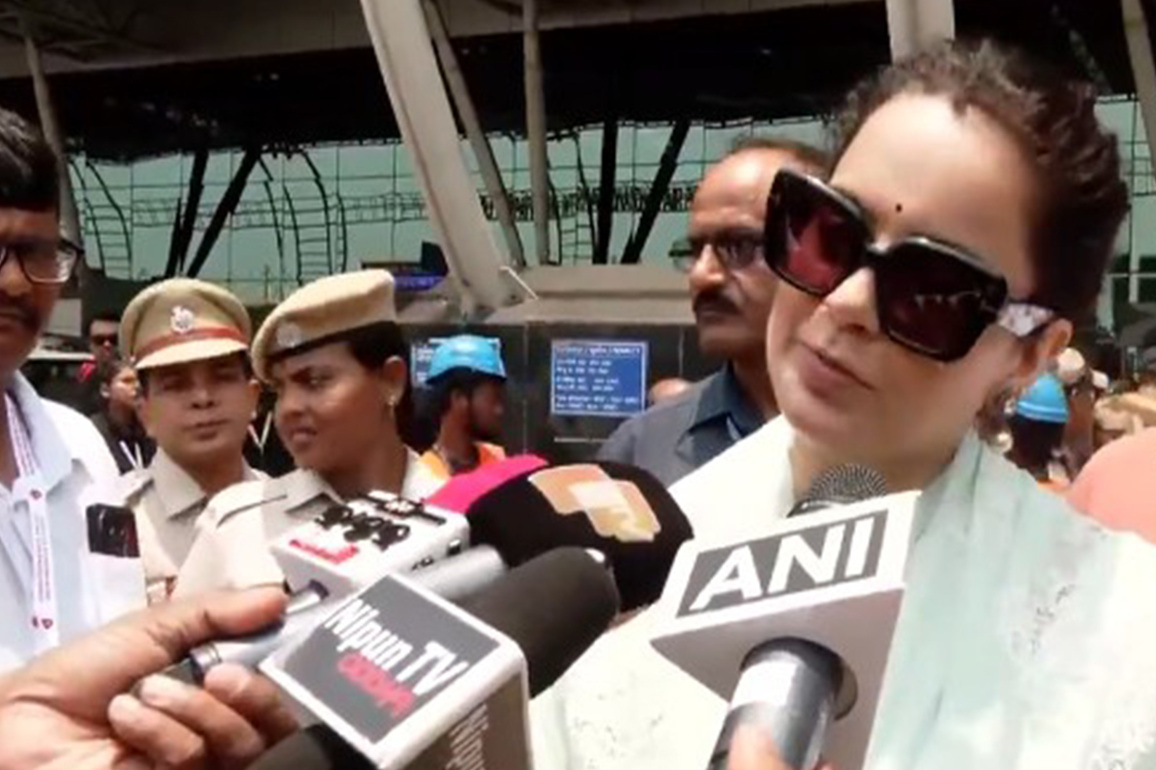Kangana Ranaut plants sapling in Bhubaneswar under 'Ek Ped Maa Ke Naam' campaign
