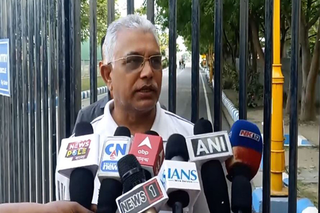 "Send a delegation of TMC to Murshidabad," says Dilip Ghosh on Abhishek Banerjee's nomination for MP delegation