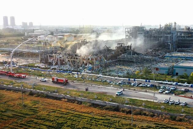 Update: 5 killed, 6 missing in east China chemical plant explosion