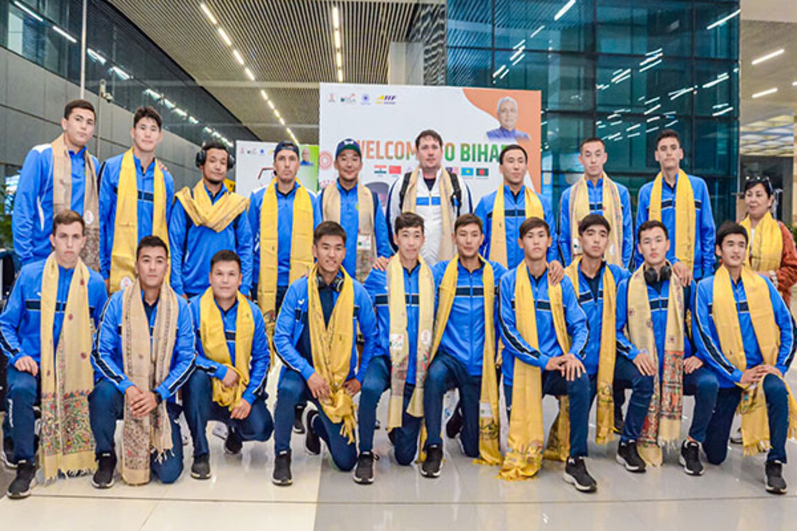 Kazakhstan arrives in Bihar for Men's Asia Cup 2025