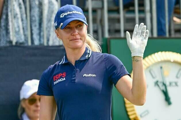 Charley Hull collapses on tee, withdraws from Evian Championship