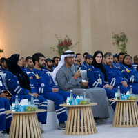 ADNOC employees welcome Sultan Al Jaber for Iftar at Habshan 5 Gas Facility