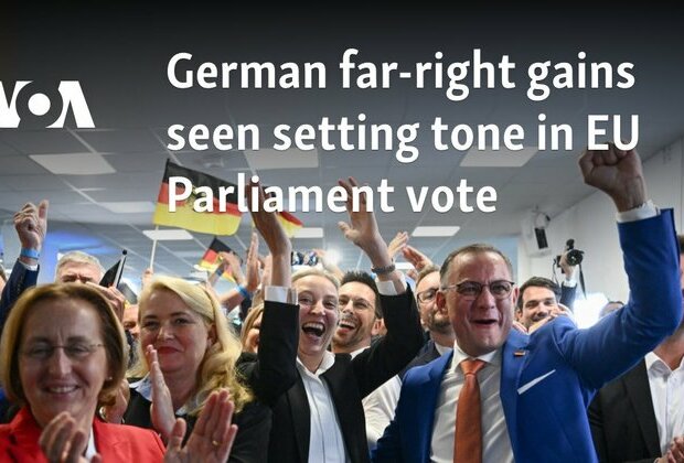 German far-right gains seen setting tone in EU Parliament vote