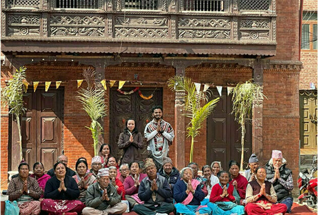 Anannt Oorja implemented Meditation in Nepal's schools and old age homes to improve mental and physical health