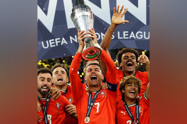 Ronaldo in tears after Portugal pip Spain in Nations League final