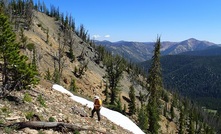  Stibnite, in the mountains of central Idaho, is about 10 miles from historic Yellow Pine