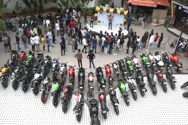 Super bike community in Vizag spreads awareness on wearing helmets