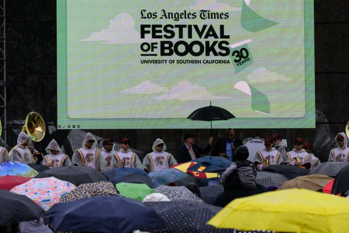 Tens of thousands of attend first day of L.A. Times book festival